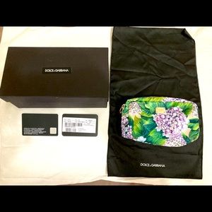 Dolce Gabbana Hydrangea Cosmetic Bag